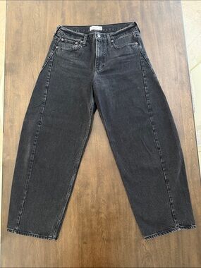 NWOT Abercrombie & Fitch The Barrel Jean Mid Rise 29/8 Long